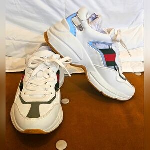 Gucci  White Sneakers with Color Accents